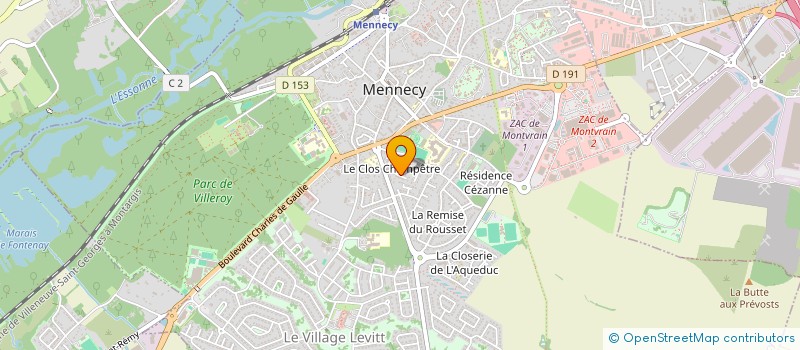 localisation de l'entreprise SCI NEAPOLIS  MENNECY