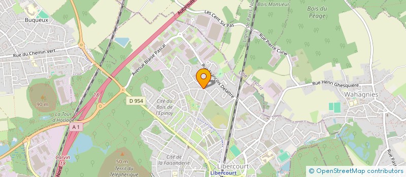 localisation de l'entreprise SCI NEARFIX IMMO  LIBERCOURT