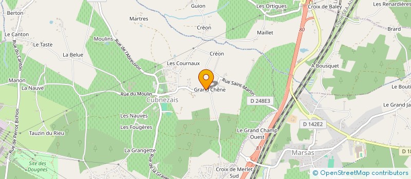 localisation de l'entreprise SCI NEAU  CUBNEZAIS