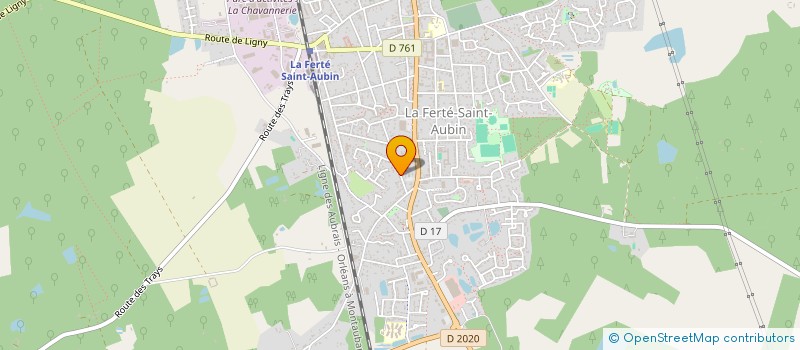 localisation de l'entreprise SCI NEAU, SAIDI ET ASSOCIES  LA FERTE-SAINT-AUBIN