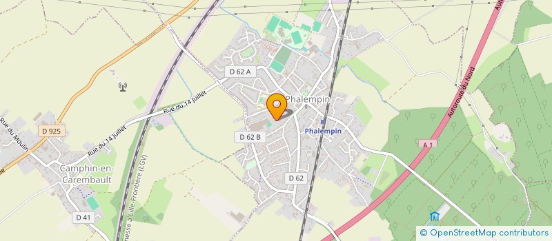 localisation de l'entreprise SCI NEBBIO  PHALEMPIN