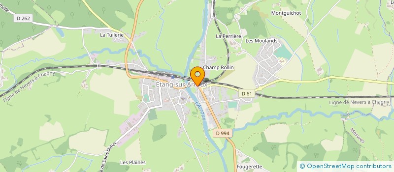 localisation de l'entreprise SCI NEBO  ETANG-SUR-ARROUX