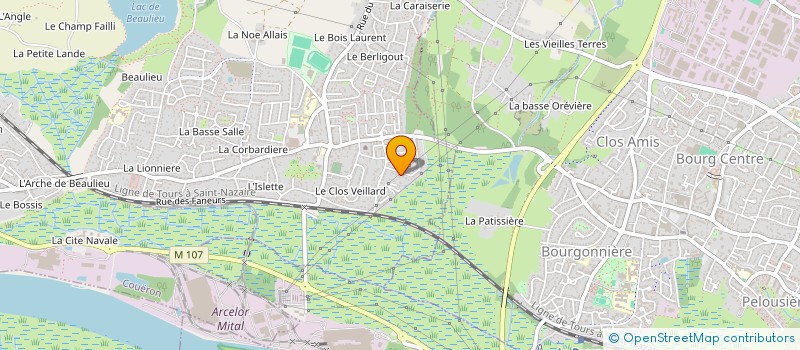 localisation de l'entreprise SCI NEC à COUERON