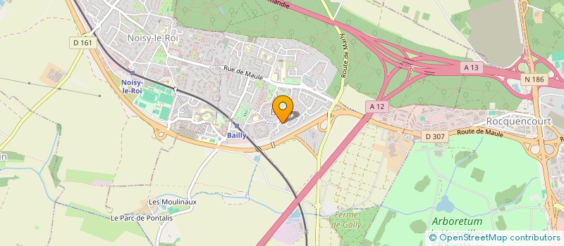 localisation de l'entreprise SCI NEC  BAILLY