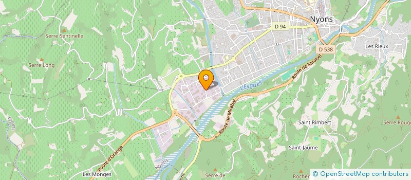 localisation de l'entreprise SCI NEC IMMOBILIER  NYONS