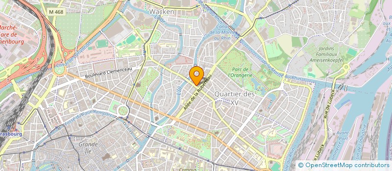 localisation de l'entreprise SCI NECHAMA  STRASBOURG