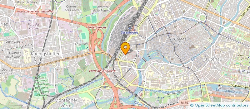 localisation de l'entreprise SCI NECHTLA  STRASBOURG