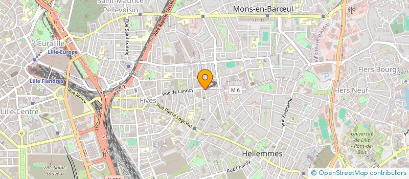 localisation de l'entreprise SCI NECKER  LILLE