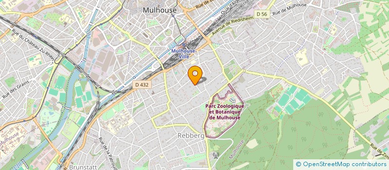 localisation de l'entreprise SCI NECKER  MULHOUSE