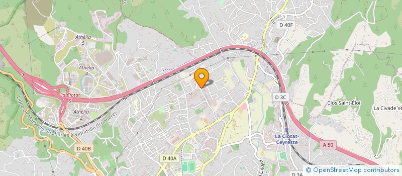 localisation de l'entreprise SCI NED  LA CIOTAT