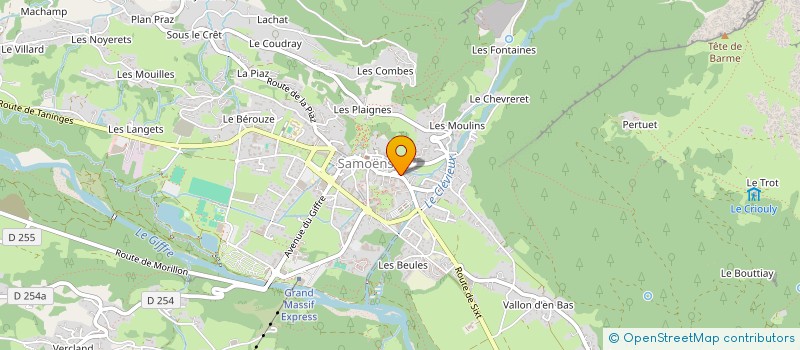 localisation de l'entreprise SCI NEDERGAARD FR  SAMOENS