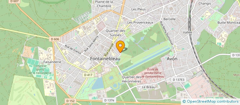 localisation de l'entreprise SCI NEDEY  FONTAINEBLEAU