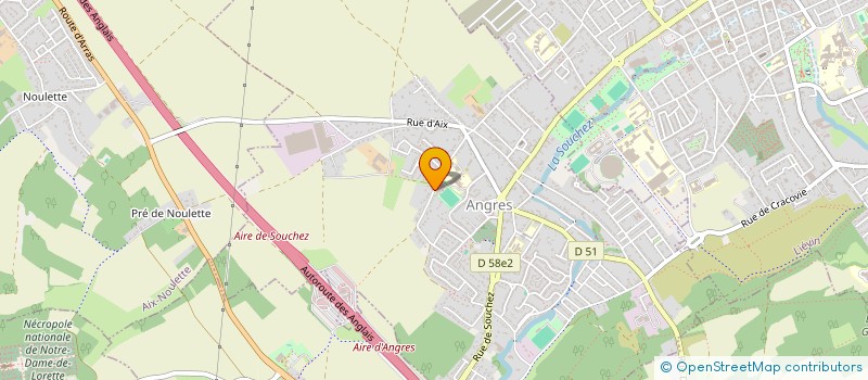 localisation de l'entreprise SCI NEDROMA  ANGRES