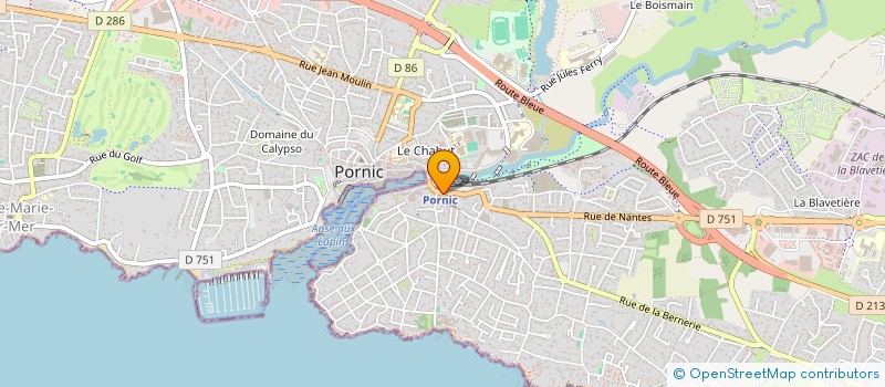 localisation de l'entreprise SCI NEED  PORNIC