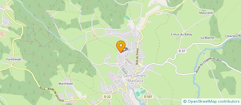 localisation de l'entreprise SCI NEEL DE LA ROUSSE  SAINT-GENEST-MALIFAUX