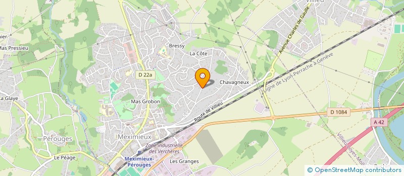 localisation de l'entreprise SCI NEF à MEXIMIEUX