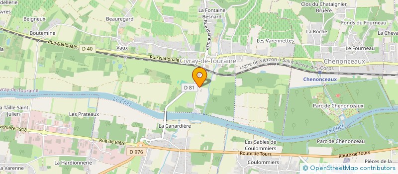 localisation de l'entreprise SCI NEF-XU  CIVRAY-DE-TOURAINE