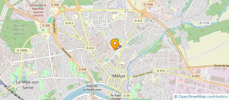localisation de l'entreprise SCI NEFLA  MELUN