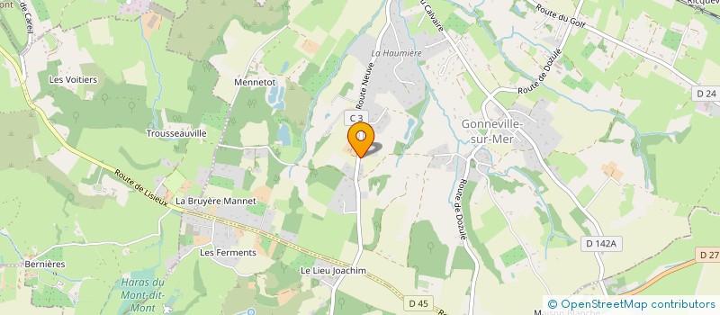 localisation de l'entreprise SCI NEFLIER  GONNEVILLE-SUR-MER