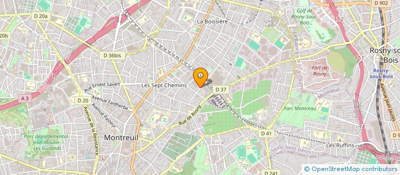 localisation de l'entreprise SCI NEFLIERS 49 à MONTREUIL