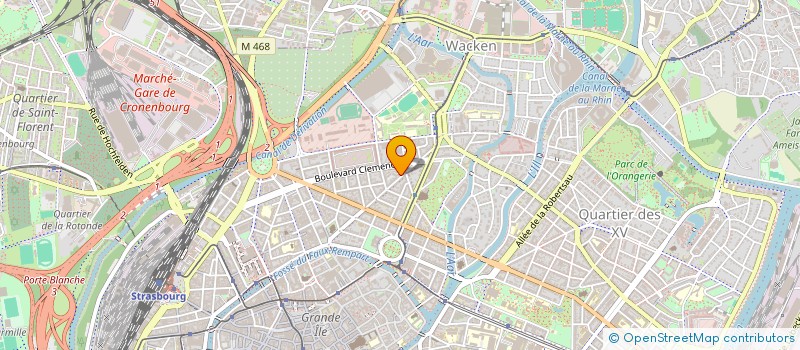 localisation de l'entreprise SCI NEGIVYS  STRASBOURG