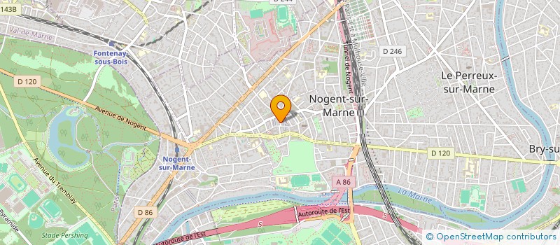 localisation de l'entreprise SCI NEGMA  NOGENT-SUR-MARNE