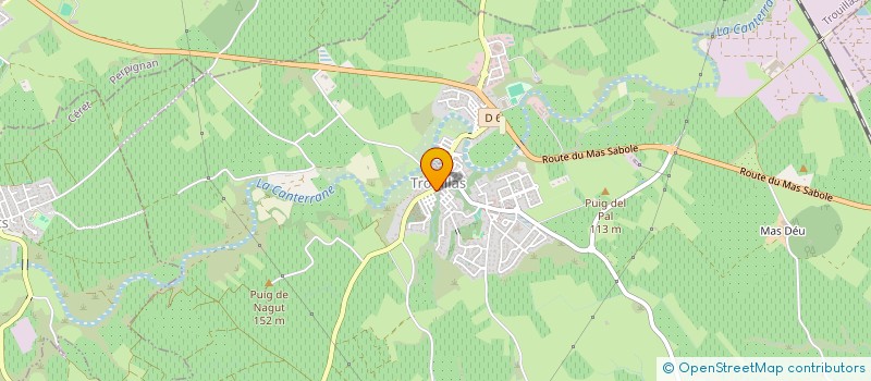 localisation de l'entreprise SCI NEGRE  FOURQUES