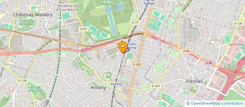 localisation de l'entreprise SCI NEGUNDO à ANTONY