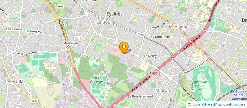 localisation de l'entreprise SCI NEHEMIE  EYSINES