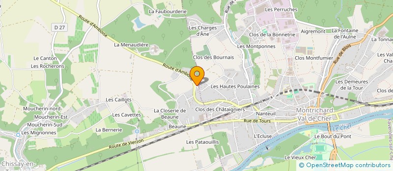 localisation de l'entreprise SCI NEHPHTYS  CHISSAY-EN-TOURAINE