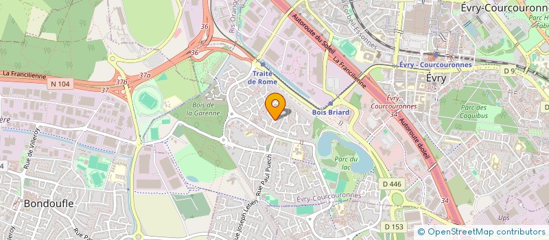 localisation de l'entreprise SCI NEIFER YASSINE à EVRY-COURCOURONNES
