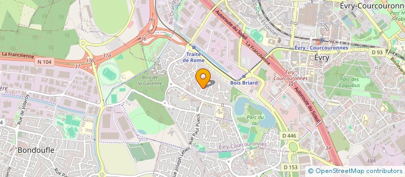 localisation de l'entreprise SCI NEIFER YOUCEF à EVRY-COURCOURONNES