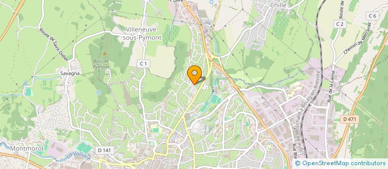 localisation de l'entreprise SCI NEIGE  LONS-LE-SAUNIER