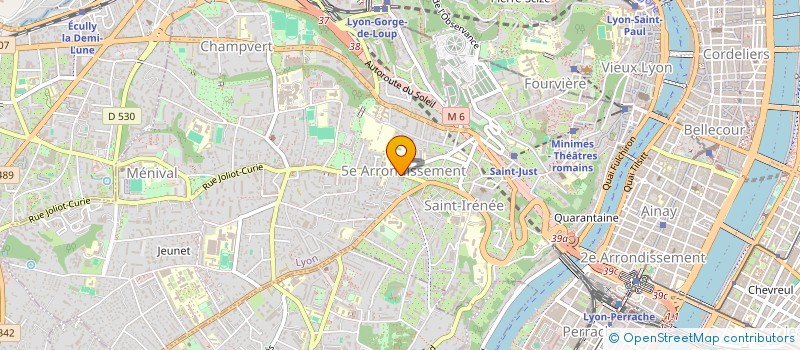 localisation de l'entreprise SCI NEIGE  LYON