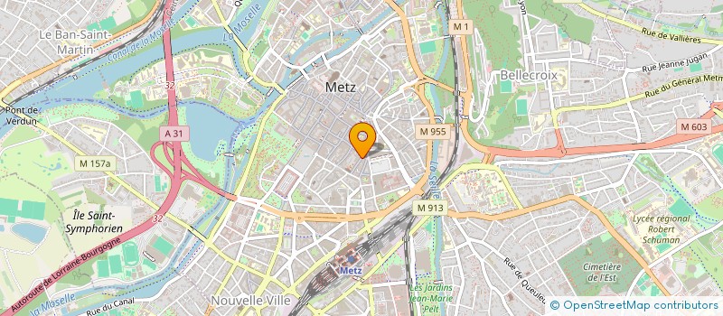 localisation de l'entreprise SCI NEIGE  METZ