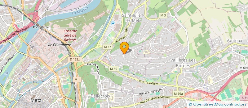 localisation de l'entreprise SCI NEIGE à SAINT-JULIEN-LES-METZ