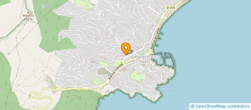 localisation de l'entreprise SCI NEIGE ET SOLEIL  CAVALAIRE-SUR-MER