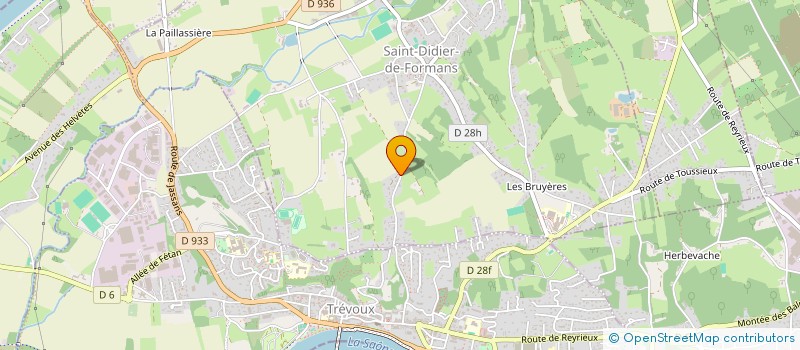 localisation de l'entreprise SCI NEIGE ET SOLEIL  SAINT-DIDIER-DE-FORMANS