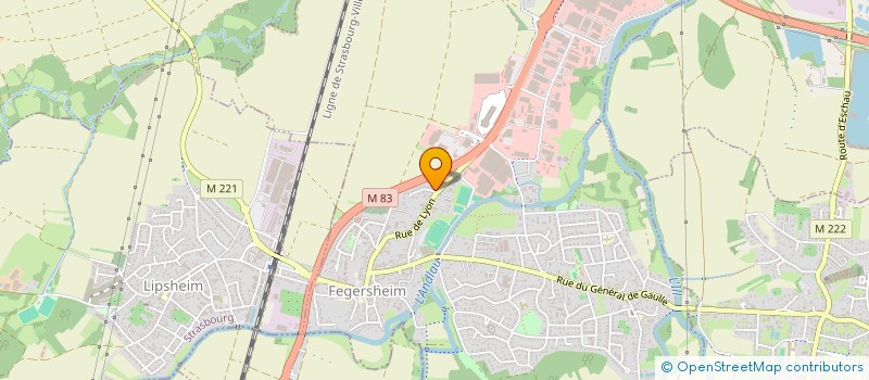 localisation de l'entreprise SCI NEIL  FEGERSHEIM