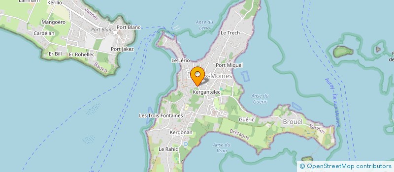 localisation de l'entreprise SCI NEIZH AN HOUIDI  ILE-AUX-MOINES