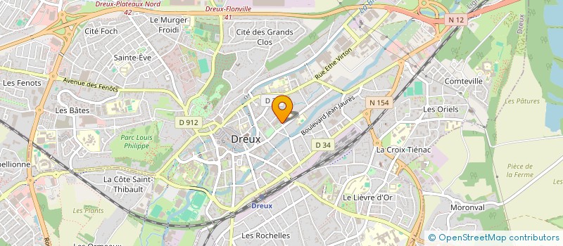 localisation de l'entreprise SCI NEJ à DREUX