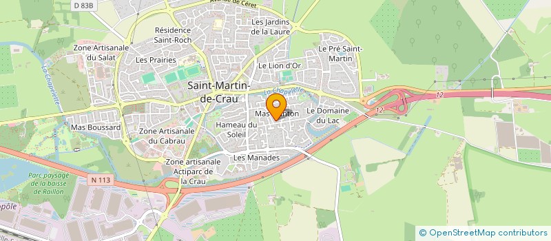 localisation de l'entreprise SCI NEJA à SAINT-MARTIN-DE-CRAU