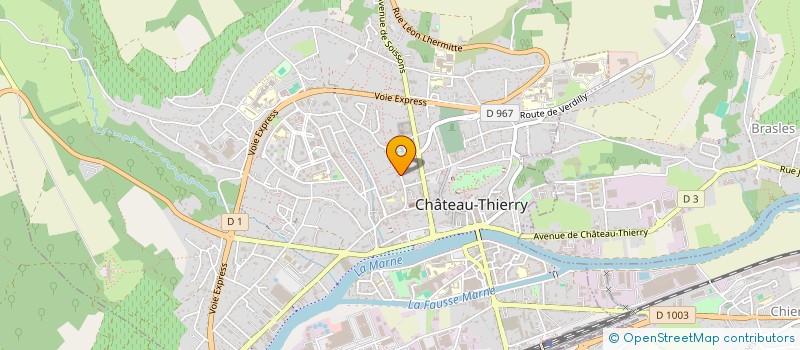 localisation de l'entreprise SCI NEJAD  CHATEAU-THIERRY