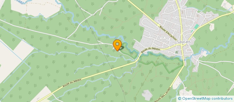 localisation de l'entreprise SCI NEJADE  SAUCATS