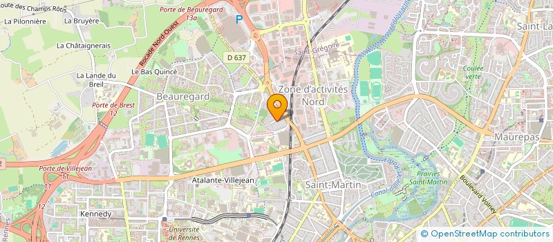 localisation de l'entreprise SCI NEJE RENNES  RENNES