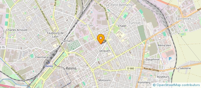 localisation de l'entreprise SCI NEJI  REIMS