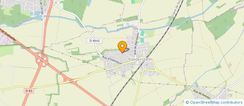 localisation de l'entreprise SCI NEJI  RAEDERSHEIM