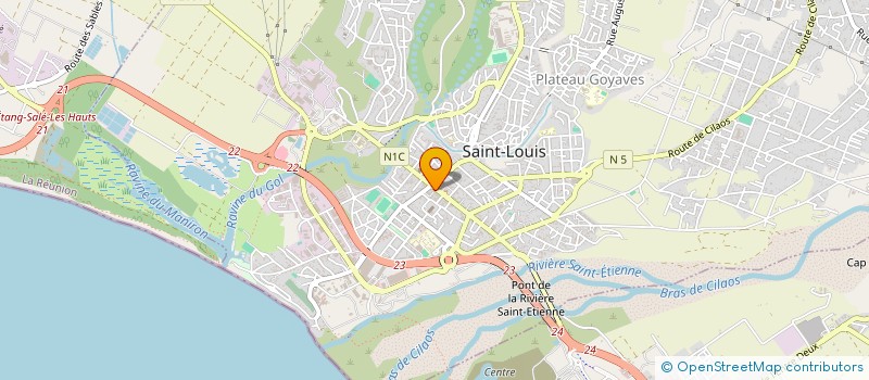 localisation de l'entreprise SCI NEL  SAINT-LOUIS