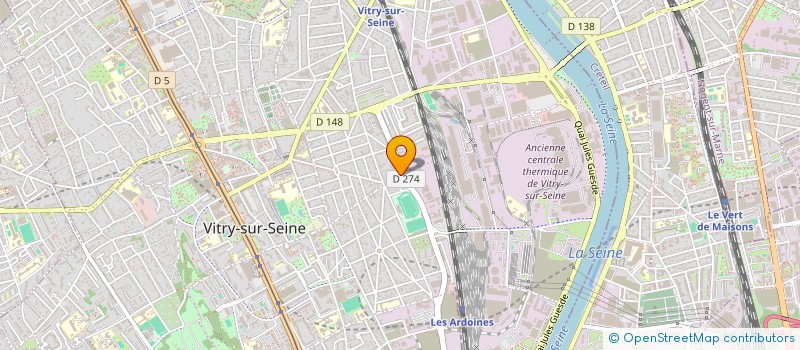 localisation de l'entreprise SCI NEL  VITRY-SUR-SEINE