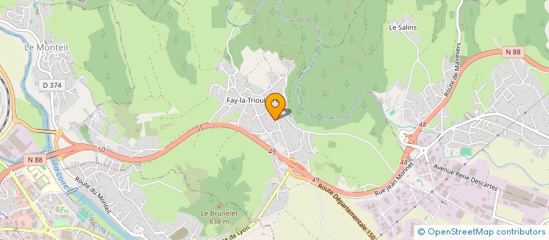 localisation de l'entreprise SCI NEL-FLO  BLAVOZY